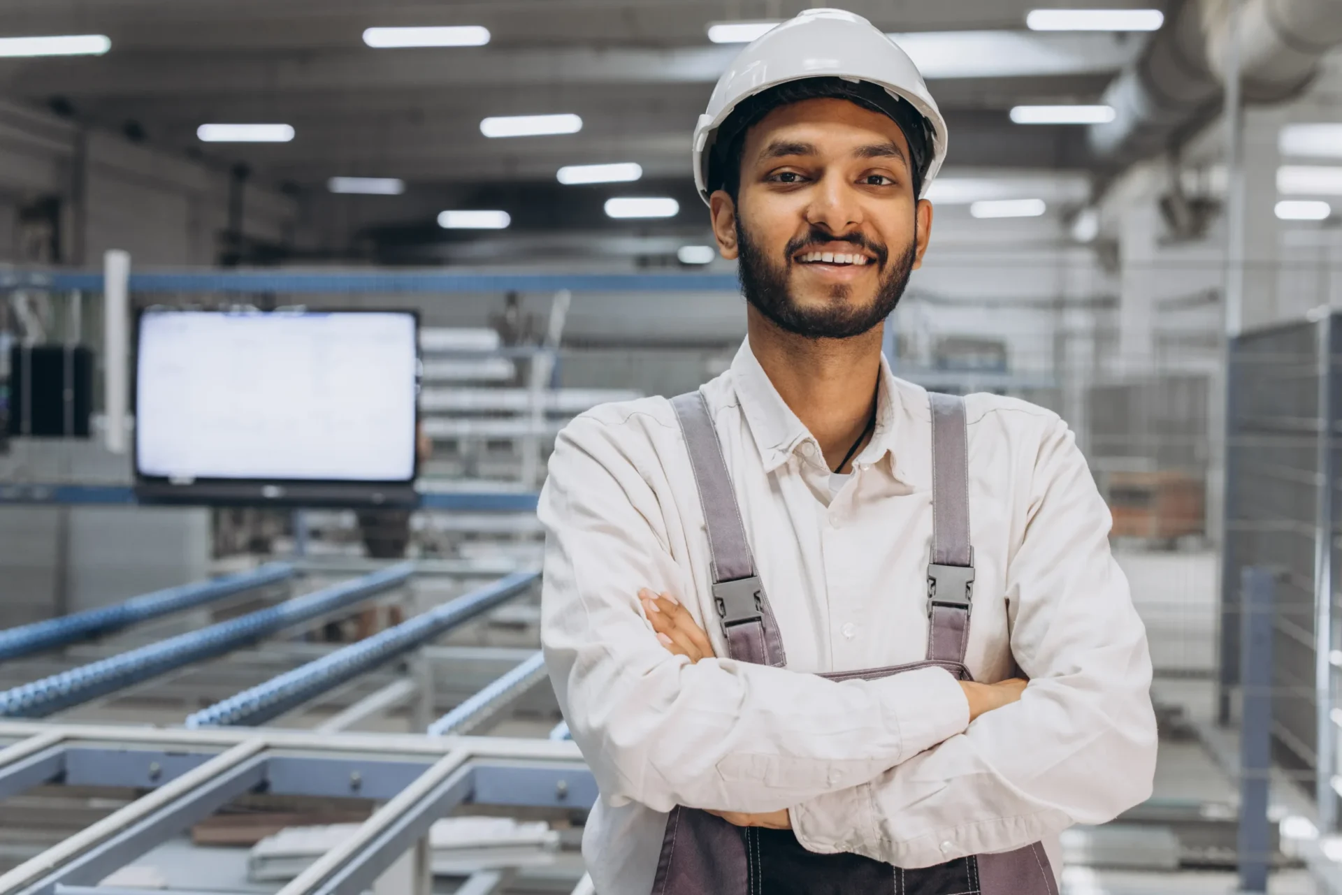 Froher mitarbeiter am fliessband.webp