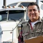 Lkw fahrer mi klemmbrett.webp