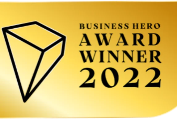 Zertifikat des Business Hero Award Winner 2022