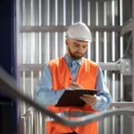 Logistikmitarbeiter macht notizen scaled 1.webp