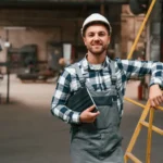 Undustriearbeiter mit weissem helm.webp